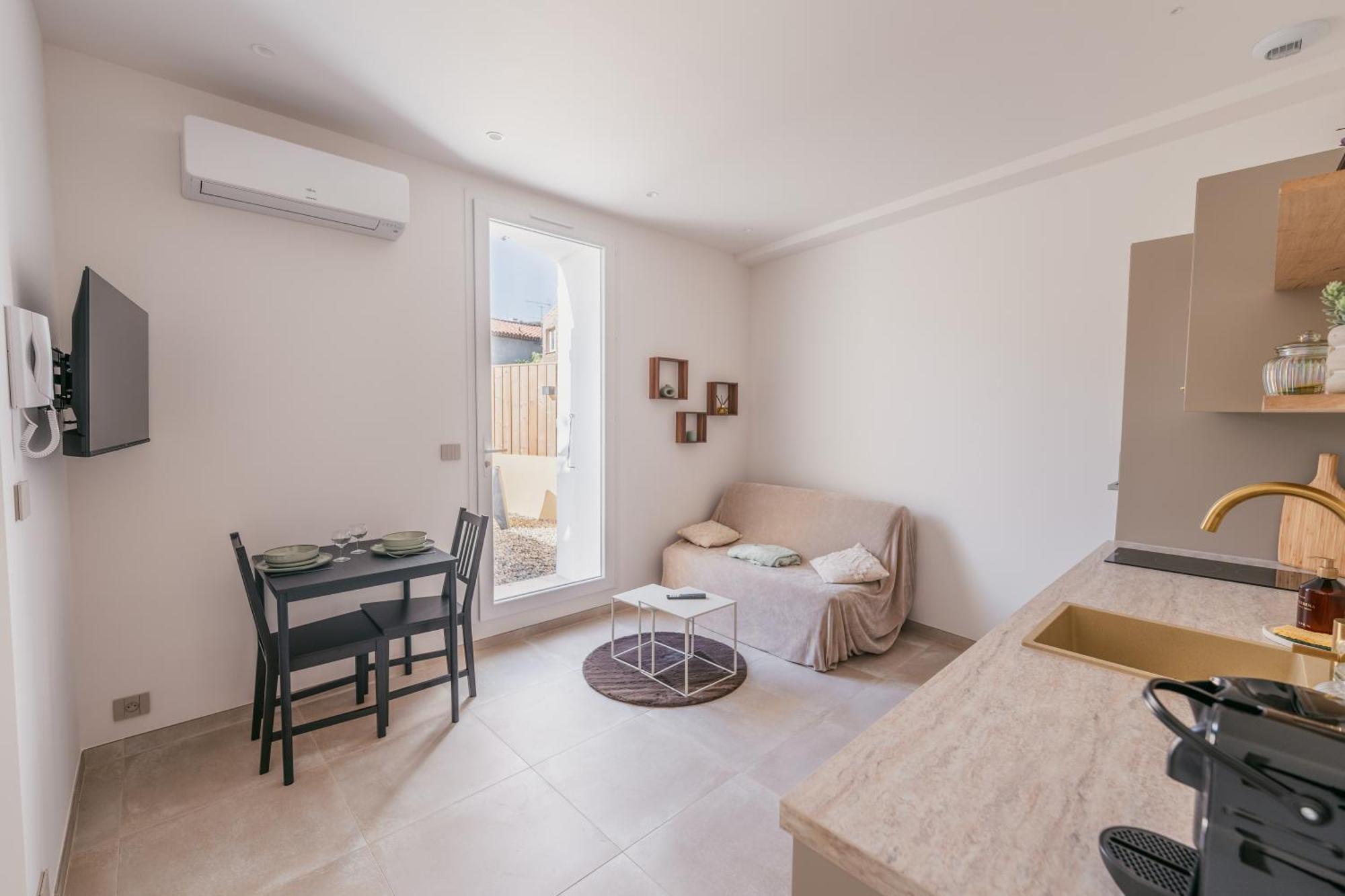 Apartament Chic T2 Climatise Proche Plages Châteauneuf-lès-Martigues Zewnętrze zdjęcie